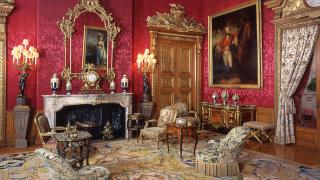 Red Drawing Room at Waddesdon Manor, The Rothschild Collection (The National Trust) © The National Trust, Waddesdon Manor