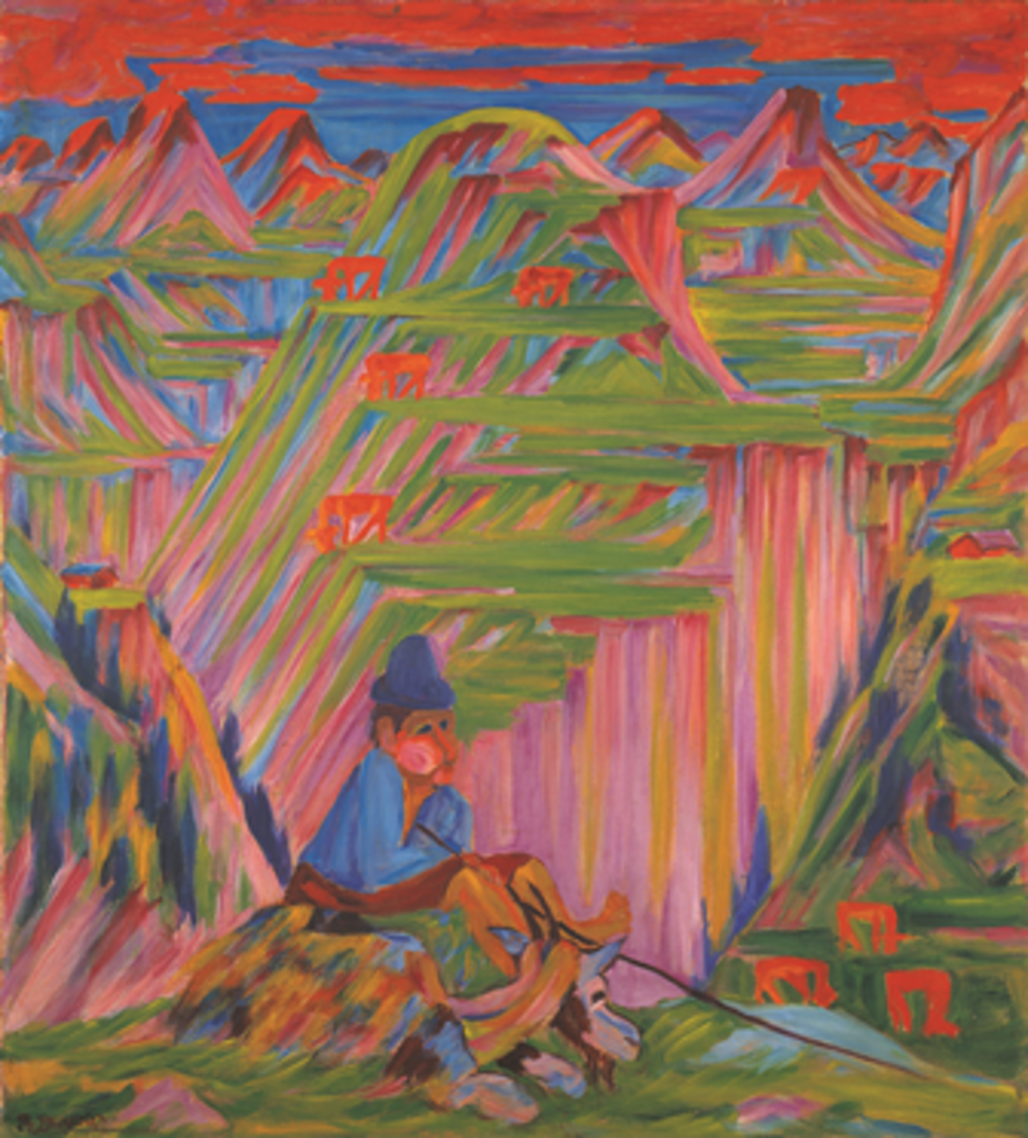 Philipp Bauknecht - Davoser Bergwelten im Expressionismus