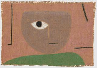 Paul Klee (1879–1940), das Auge, 1938, 315, Pastell auf Jute, 45/46 x 64,5/66,5 cm, Privatbesitz Schweiz, Depositum im Zentrum Paul Klee, Bern