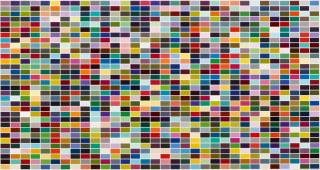 1024 Farben (Detail), 1973, Lack auf Leinwand, 254 x 478 cm, Daros Collection, Schweiz © 2014 Gerhard Richter