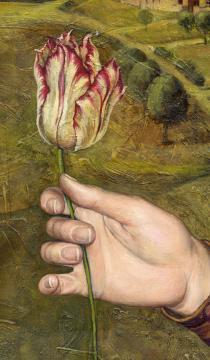 Girl with tulip.Detail I.