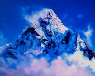 Sacred mountain of Himalayas