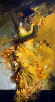 Yellow flamenco