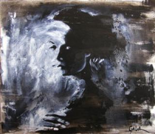 The Shadow, 25,5x29,5in. (65x75cm), acrylic on canvas