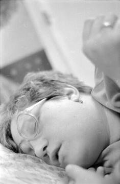Sleep (photo source, black and white film)
