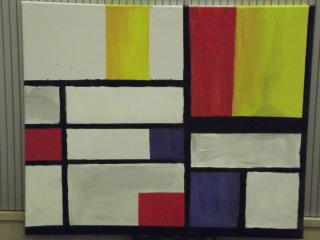 Tribute To Piet Mondrian