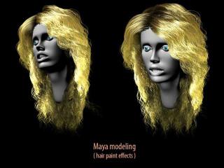 female face 3D modeling