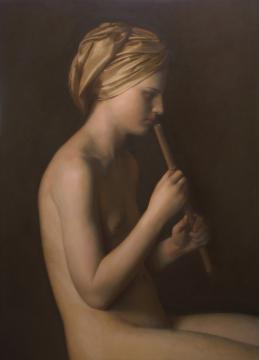 Girl with a flute