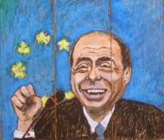 Silvio Berlusconi-cm 46x60