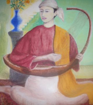 La suonatrice birmana