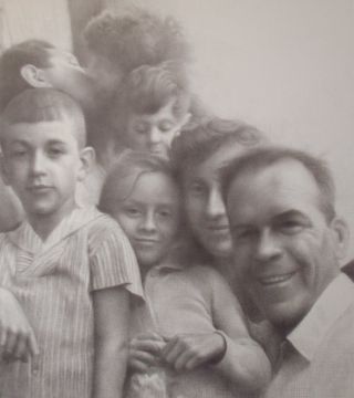 Housewarming 1965. Selfportrait with dead relatives