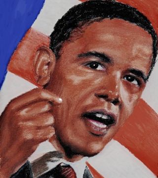 Barack Obama-Portrait