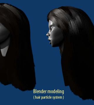 female face modeling blender