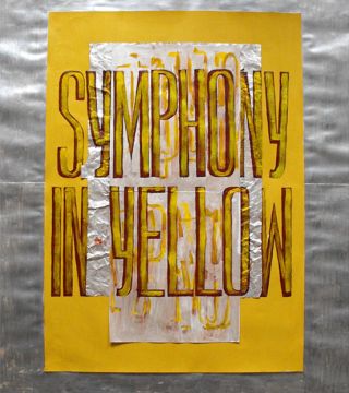 Symphony in yellow 87x119cm