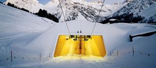 Carmenna Chairlift Stations, Architecture Bearth & Deplazes, photographie Ralph Feiner.