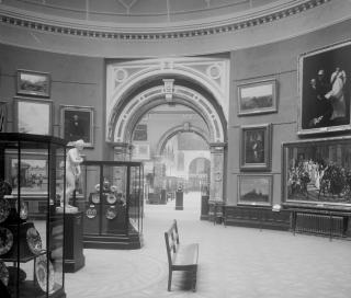 The Round Room 1885-1890 by an unknown photographer