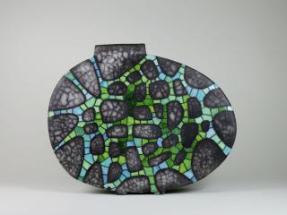 Gruenes Netz | Keramikobjekt