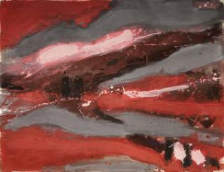 Anja Grosse, Turbulenzen, 2008, Acryl auf Leinwand