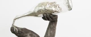 Thomas Lerooy You Were on My Mind, 2014 Bronze, patine, argent et verre  Courtesy Galerie Nathalie Obadia, Paris/Bruxelles