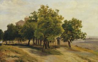 Friedrich Loos, Trees on the Kahlenberg with View of Vienna, 1835/1840© Belvedere, Vienna