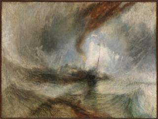 Painting of snow storm by J.M.W Turner