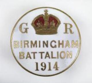 Soldier Stories: Birmingham and the Royal Warwickshire Regiment 1914  - 1918