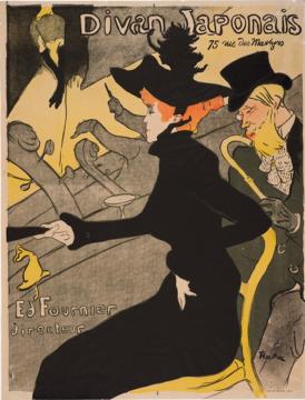 Henri de Toulouse-LautrecDivan Japonais, 1892/93FarblithografieÂ© Sprengel Museum Hannover