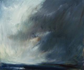 Between the Islands VII by James Byrne, oil on canvas, 182 x 137 cm