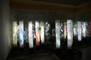 Installation the Flow of Time - das Murmeln der Farben