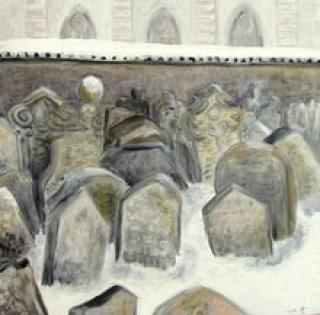 Prague Cementery II, 40x40, 2011