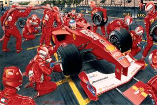 Pit-stop Ferrari F1-2000