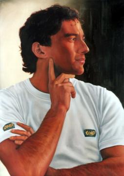 Ayrton Senna portrait