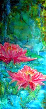 Pink Water Lilies