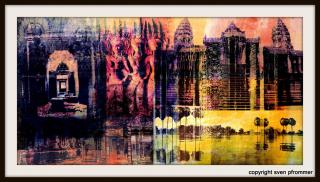 "Cambodia Edge V", Other/ Multi disciplinary, Mixed Media, 140 x 70 x 3 cm