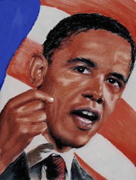 Barack Obama-Portrait