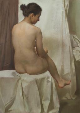 Seated nude