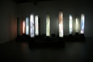 Installation the Flow of Time - das Murmeln der Farben