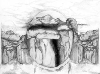 Rock Cave Triptych