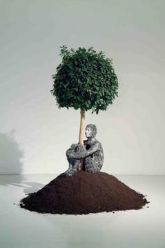 Autorretrato con arbol