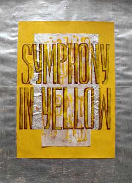 Symphony in yellow 87x119cm