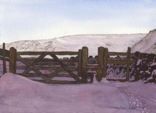 Winter over Saddleworth