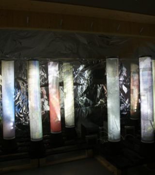 Installation the Flow of Time - das Murmeln der Farben