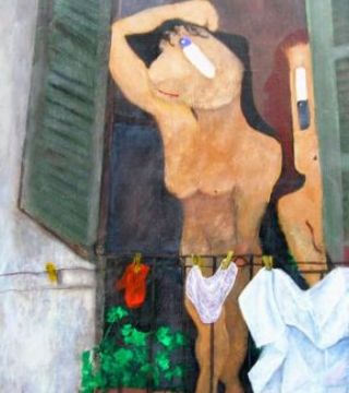 Donne sul balcone