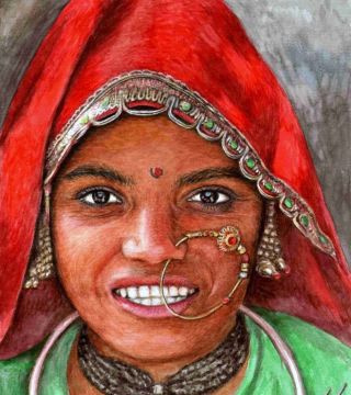 Woman from Northindia