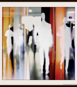 "Human Blur XX", Photography , 100 x 100 x 2 cm