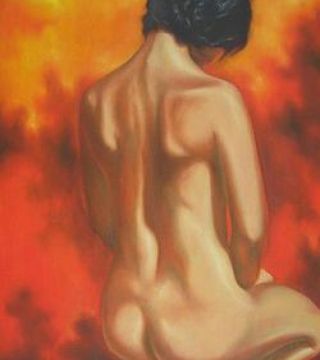 kneeling nude