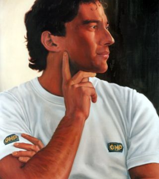 Ayrton Senna portrait