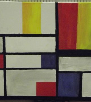 Tribute To Piet Mondrian