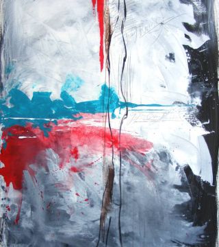 Last dream, 33,4x45,2in. (85x115cm), acrylic on canvas