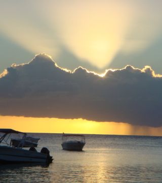 Sunset in Mauritius